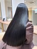 【平日限定】【クセが気になる方】 Premium艶髪ストレート(縮毛矯正)+カット