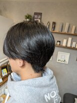 ヴィザヴィ 本蓮沼店(vis a vis)&nbsp;ツーブロック+刈り上げ　毛先流しセンターパート