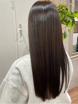 ヘアプレイスソル (HAIR PLACE SoL)&nbsp;髪質改善/ストレートロング/ココアブラウン