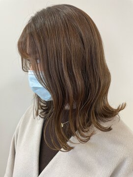 ケンジ 平塚ラスカ店(KENJE) ミディアム/ブラウンカラー/平塚