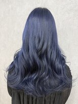 アン ブリーチ 大宮駅東口店(UN BLEACH)&nbsp;ブリーチ１回ネイビーブルーカラー♪♪