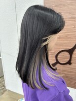 オリバー 諫早店(ORiVER)&nbsp;黒髪／ゴールドインナー