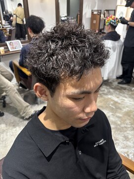 スパイキーショート×ピンパーマ/アクティブショート