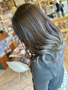ヘア メイク ココ(hair make coco) 【ケアブリーチ】 ホワイトグラデ♪♪