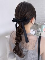ビューティーサロン クロス(CROSS)&nbsp;あみおろしヘア/お呼ばれヘア/ヘアアレンジ/ヘアセット
