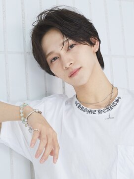 レム 長野青木島店(REM) メンズ×韓国風センターパートマッシュ
