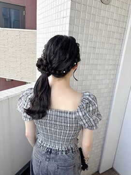 コルツー(CoL2) 横浜ヘアセット/イベントヘアセット/サイドクラゲヘア