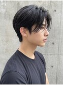 韓国風毛流れセンターパート×フェザーパーマ小顔p北浦和
