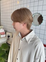 ヘアー アレス(hair ales)&nbsp;ミルクティーベージュ/メンズシースルー/韓国ヘア/