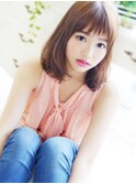 【ヘアジュレドゥ 花井】フェミニンボブ＆ショートバングが魅力