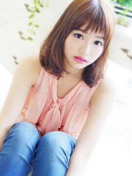 ヘア ジュレ ドゥ(hair jurer deux) 【ヘアジュレドゥ 花井】フェミニンボブ＆ショートバングが魅力