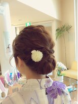 イツミヘアーループ(itsumi)&nbsp;浴衣アップスタイル