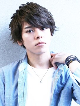 アフロート ディル(AFLOAT D'L) 好印象爽やかミディアム束感スタイル　人気　モテ髪