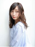 斜めバング ゆるふわウェーブ★★