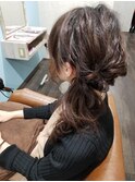 ワンサイド　ヘアセット