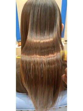 スローライフヘアーデザインアンドスパラウンジ(Slow life Hair design spa lounge) 潤ツヤロング 高濃度水素質感矯正ミネコラ