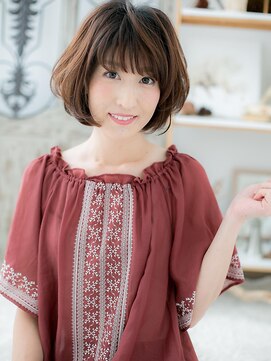 モッズヘア 越谷(mod's hair) ■ゆるフェミニン◎くせ毛風前下がりボブ102★越谷20代30代40代