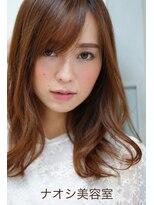 ナオシ 田原台店(nao c)&nbsp;【奈良/nao*c】ミルクティーベージュのふわセミロング