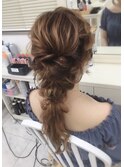 ルーズ編み下ろし