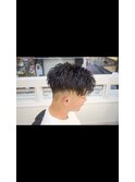フェードカット ツイストスパイラルパーマ