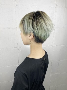 エン(en) レディースホワイトショートカラー