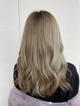 ラ メール ヘア デザイン(La mer HAIR DESIGN) ハイトーンミルクティーベージュ★ダブルブリーチ必須