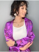 【morio池袋】綺麗でかっこいい黒髪パーマボブ♪