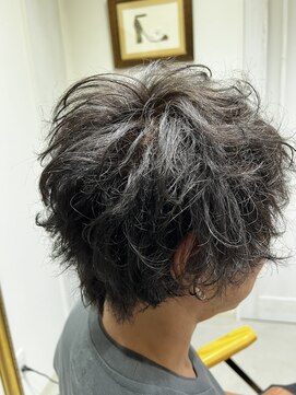 ルーブル(LOUVRE) メンズ ゆるスパイラルパーマ