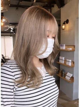 ピンク バイ アンジェリカ 瓢箪山店(PINQ by ANGELICA) #PINQ #ミルクティーベージュ