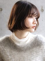 アンドレイ 表参道(andrey)&nbsp;【ANDREY 宮村】前上がりボブシースルーバング