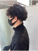 外国人風ツイストスパイラルパーマ