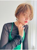 ACE横浜　カーリングショート×イエローブラウン