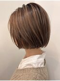 人気のミニボブ×立体感まろやかカラー★中村大輔