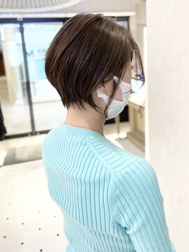 ザザ シンジュク(ZA/ZA shinjuku) 大人のショートボブ/透明感◎美シルエットボブ/艶髪ツヤ髪