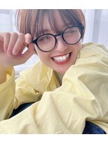 アニータバイガネイシャ(Aujua anita by ganesha) 丸みショートスタイル#髪質改善#長浜#ブリーチ#ダブルカラー