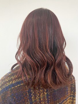 アングゥギャラリー(ungu GALLERY) ミディアム/ピンクベージュ/ハイライト/艶カラー