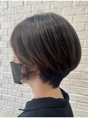 美フォルムショートボブ/くびれるショート/後頭部の丸みが◎