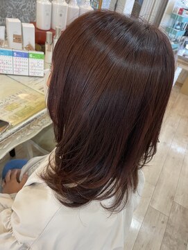 ハグエヴェック(HUG AVEC) つやつやピンクベージュ