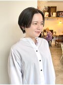 ハンサムショート 酸性ストレートパーマ 担当渡辺聖