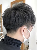 ヘッズ 本八幡店(HEADS)&nbsp;MEN'S HAIR  センターパート　ツイストスパイラル　コンマヘア