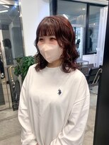 リブロ(LiBro) ココアベージュ大人ガーリーウェーブミディアム似合わせカット