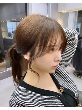 ロンドアヴァントゥス 池袋(Lond aventus) 韓国レイヤー/韓国風/ボブ/髪質改善/黒髪/ブリーチなし〔池袋〕