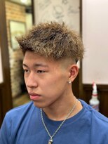 ヒロギンザ 大阪本店(HIRO GINZA)&nbsp;ツイストパーマ×フェード