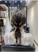 ダウンスタイルヘアアレンジ