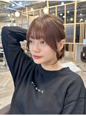 結んでも可愛いおくれ毛カット