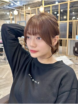 アリスバイアフロート 自由が丘(ALICe by AFLOAT) 結んでも可愛いおくれ毛カット