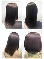 美容室フルール&nbsp;★縮毛矯正ロング♪コスメストレート髪質改善ココアベージュ