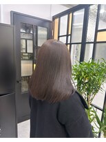 ディジョン(Dijon)&nbsp;韓国顔まわりレイヤーカットグレージュオリーブベージュブラウン