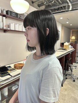 ルックアット(Look at) 【Look at】20代30代40代ニュアンスボブ透明感ブラック