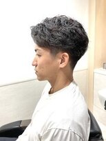 ヨシザワインク プレミアム 築地店(YOSHIZAWA Inc. PREMIUM)&nbsp;築地メンズパーマ/ツーブロックカジュアルアップバングセット